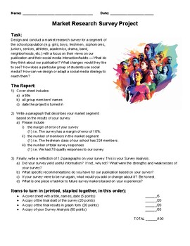 Journalism: Market Research Survey Project preview image 1