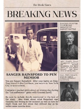 "The Most Dangerous Game" Creative Writing Project Prompts