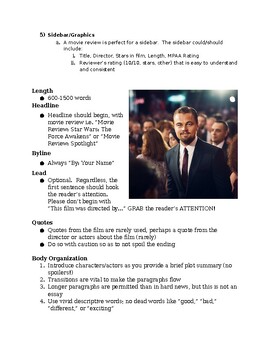 Journalism: Movie, TV & Book Review Rubric | 2 Versions, Editable | 9-12 preview image 1