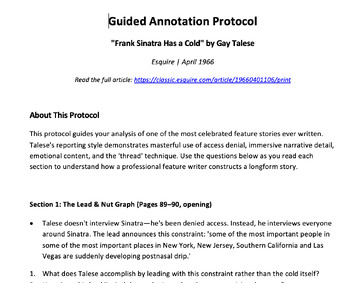 Journalism: Longform Feature Writing Bundle | Rubric, Exemplar & Scaffolds 9-12
