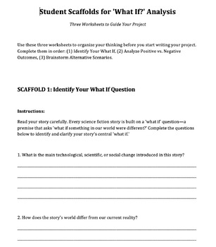 Science Fiction What If?: Complete Teaching & Project Bundle
