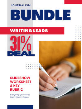 Journalism: Lead Writing Mini-Unit Bundle: Teach, Practice, and Assess