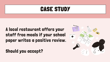 Journalism Ethics Case Studies | 25 Scenarios, SPJ Code & Task | 9-12