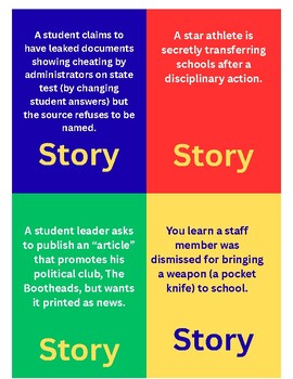 You Be the Editor: Journalism Ethics Game | 20 Scenarios | SPJ | 9-12