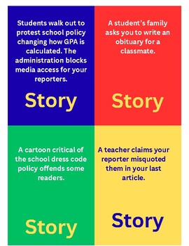 You Be the Editor: Journalism Ethics Game | 20 Scenarios | SPJ | 9-12