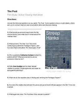 Journalism Movie Super Pack – Film Studies & Ethics Bundle