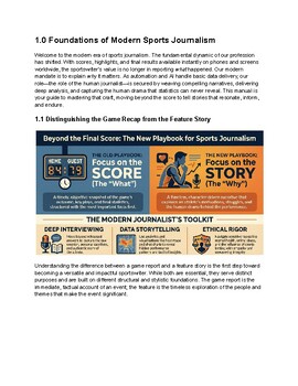 The Modern Sportswriter's Playbook | Sports Journalism Training Manual 9-12