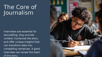 Interview Techniques for Student Journalists | 34-Slide Lesson | 8-12