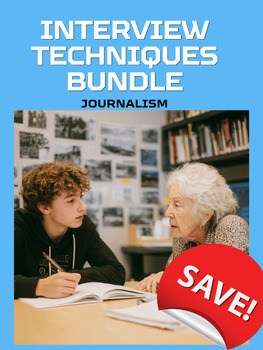 Interview Techniques Bundle | Complete Journalism Unit | Grades 9-12 preview image 1