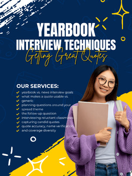 Yearbook Interview Techniques | Getting Quotes That Work | Grades 9-12
