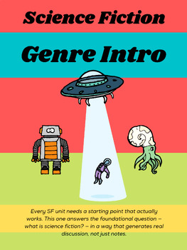 Science Fiction Genre Introduction: Subgenres, Vocabulary | High School ELA preview image 1