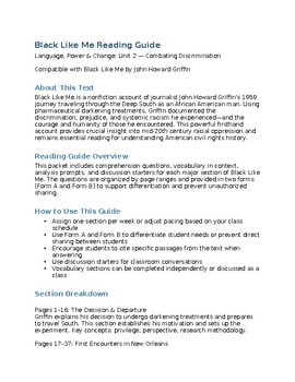 Combating Discrimination: "Black Like Me" Unit with Essays & Discussions