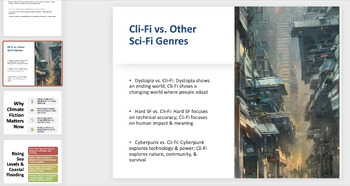 Climate Fiction Unit Bundle: 'Sunshine State' – Complete Materials & Slideshow