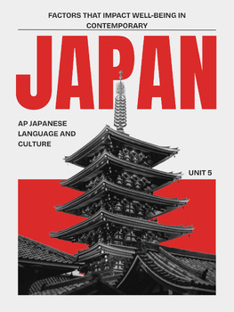 AP Japanese Language and Culture: Unit 5: Quality of Life in Japan preview image 1