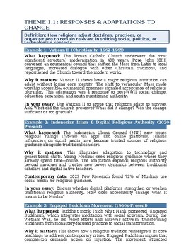 Concept 1: CHANGE - IB DP Religions & Society Guide
