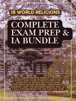 IB World Religions: Complete Exam Prep & IA&nbsp;Bundle