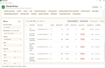 MarketPulse: K–5 Keyword Gap Research Tool for Product Planning