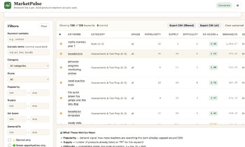 MarketPulse: Middle School Keyword Gap Research Tool for Product Planning